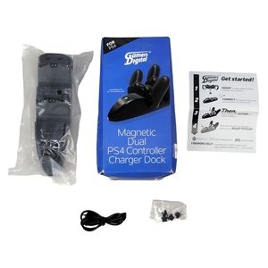 Gamers Digital Magnetic Dual PS4 Controller Charger Dock